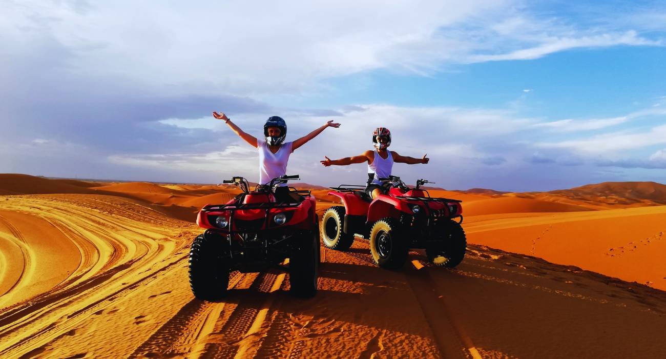 quad bike ride in merzouga