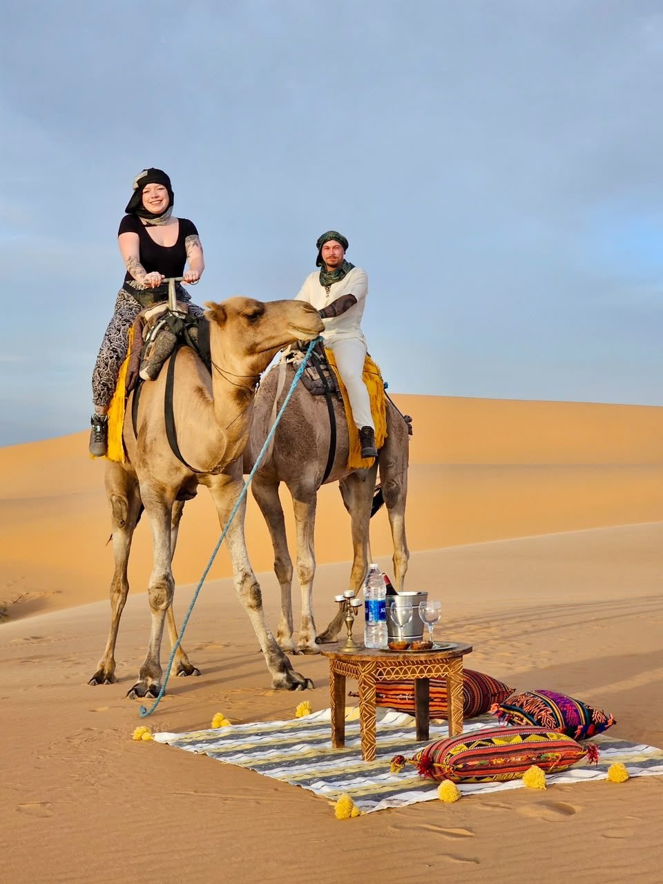 Camel trek in the Erg Chebbi dunes, Merzouga