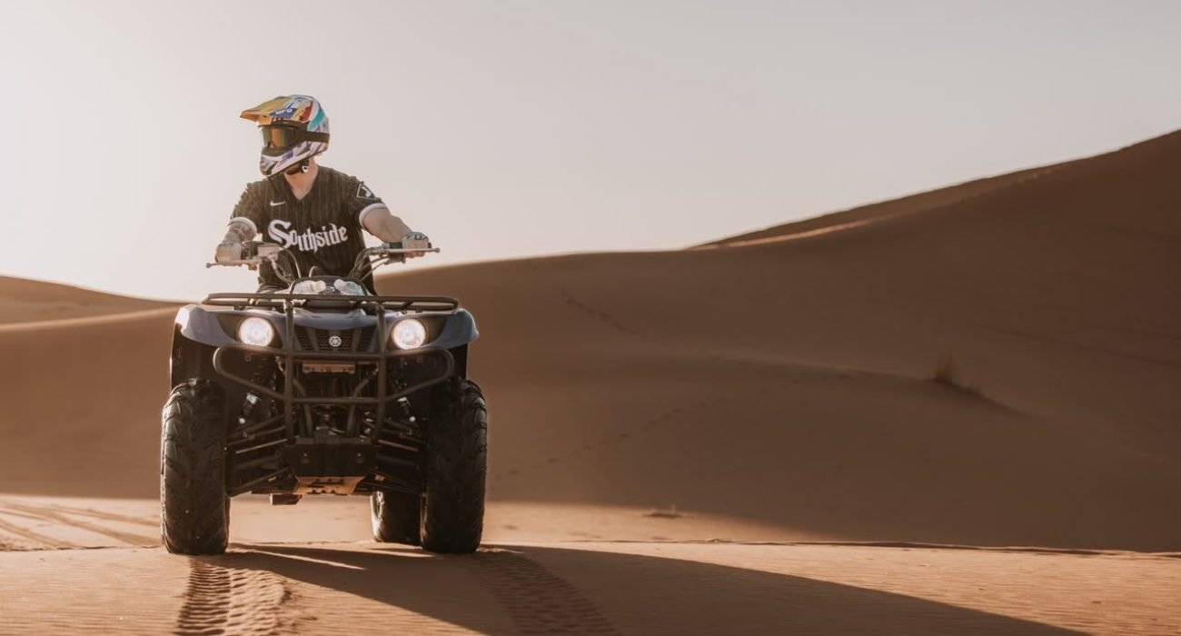 Quad bike ride in the Merzouga dunes